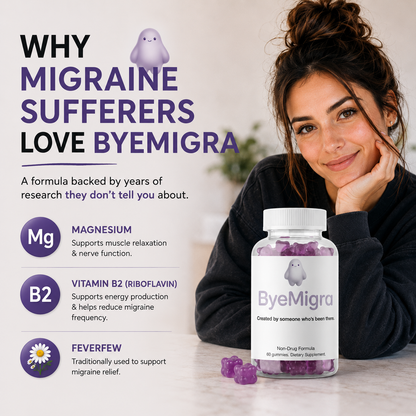 ByeMigra - Fewer Migraines. Days You Can Trust.