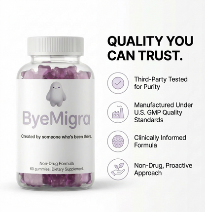 ByeMigra - Fewer Migraines. Days You Can Trust.